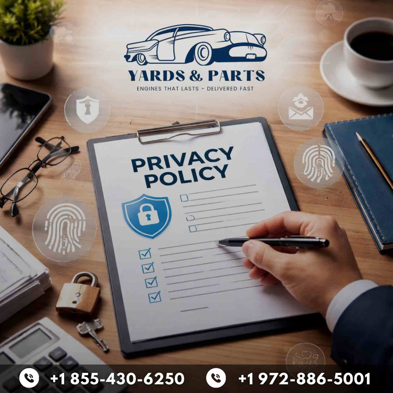 Privacy Policy Yards and Parts USA Blog